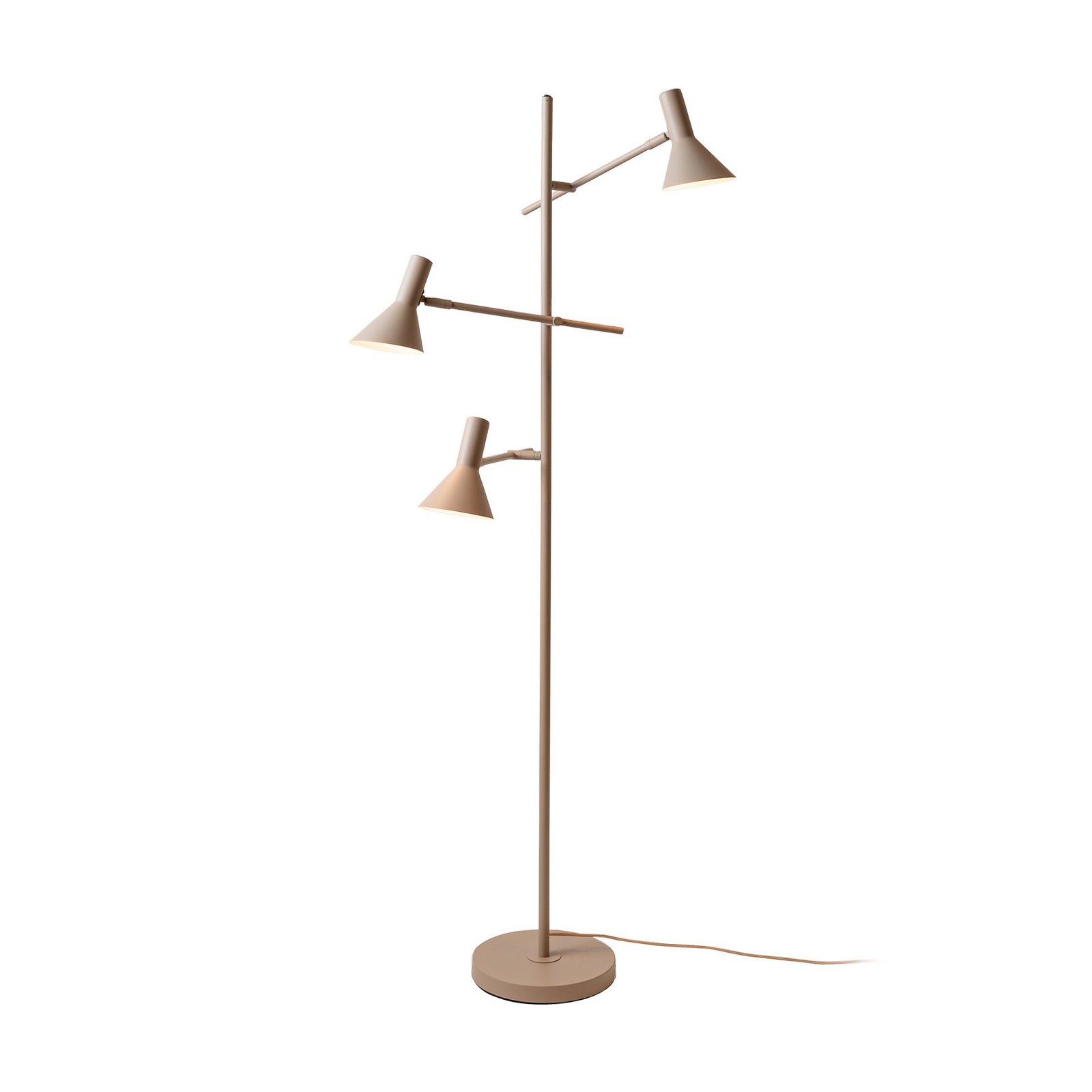 IT'S ABOUT ROMI Stehlampe Izmir, sandfarben, 3-flammig