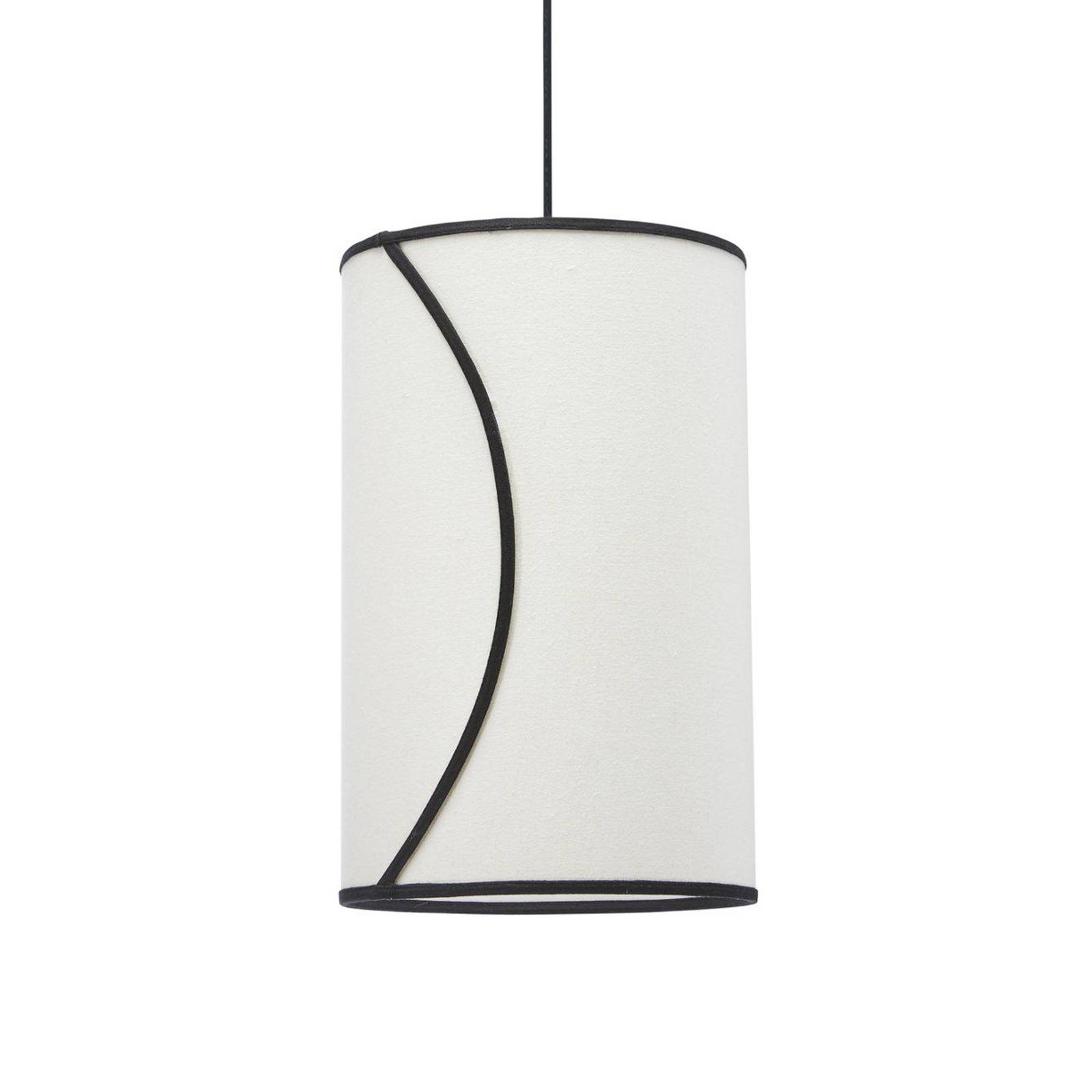 PR Home Żyrandol Ava, Ø 25 cm, bawełna organiczna, kremowy