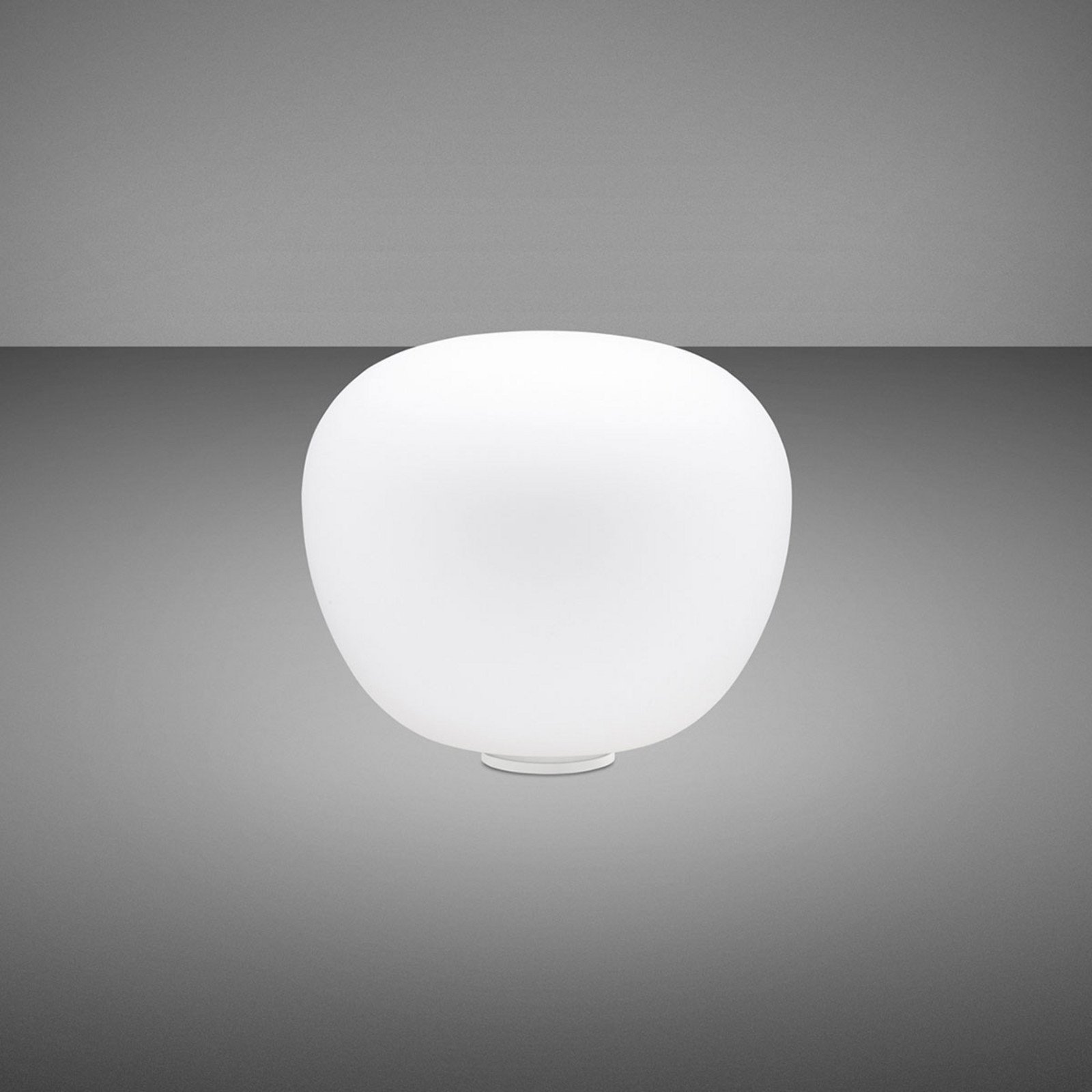 Fabbian Lumi Mochi lampă masă fără picior Ø12 cm - Camera de zi / sufragerie - design - alb - Sticlă