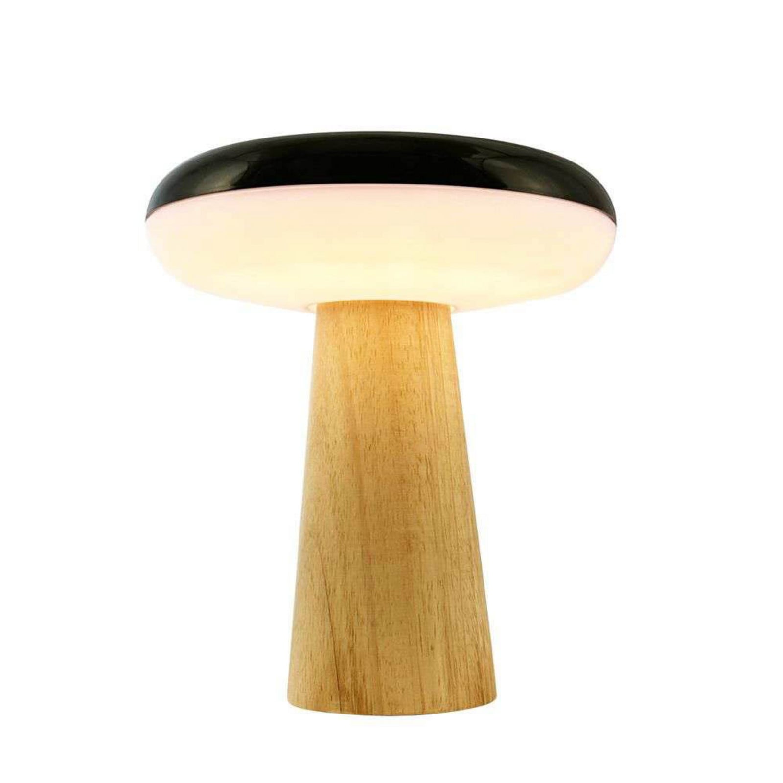 2 Ways b&auml;rbar LED-bordslampa med batteri, tr&auml; Dyberg Larsen - Vardagsrum - Modern - Med en ljusk&auml;lla