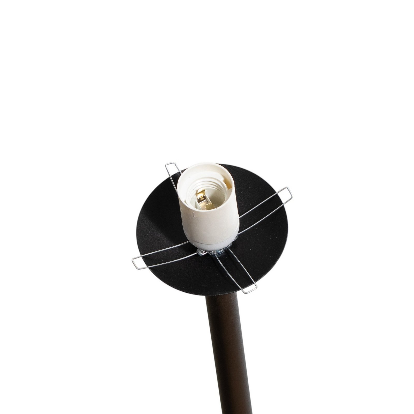 Gulvlampe Joel, svart/hvit, 1 lyskilde