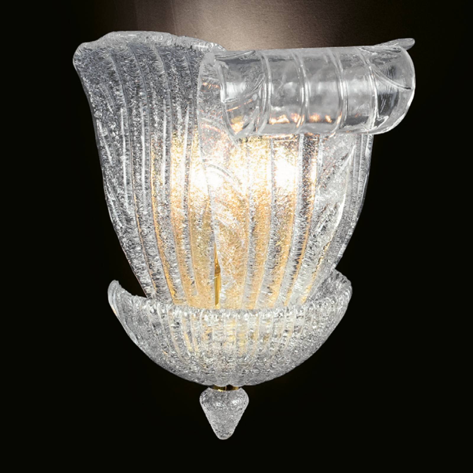 Image of Applique Tartaruga doré translucide 