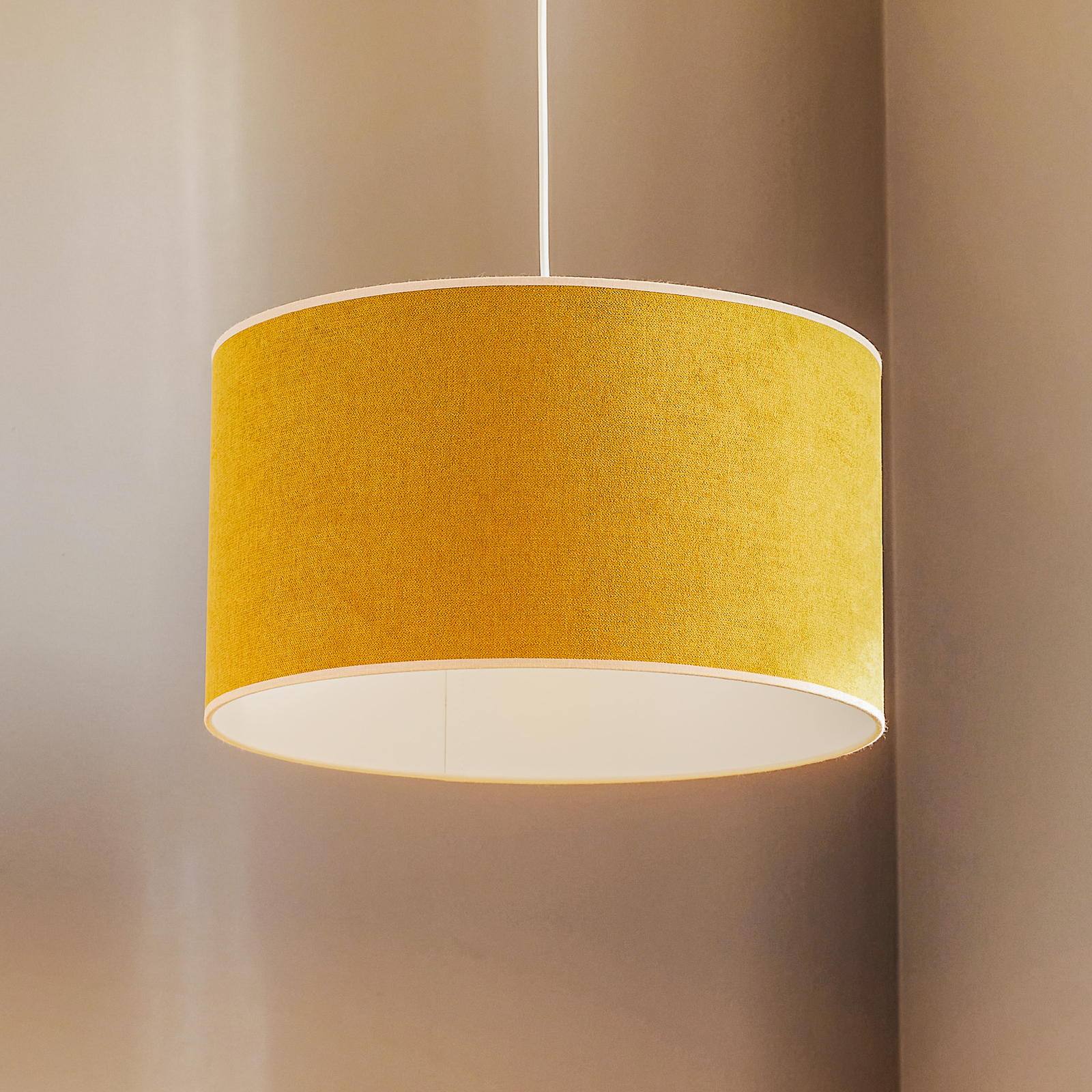 Colgante Pastell Roller en amarillo brillante