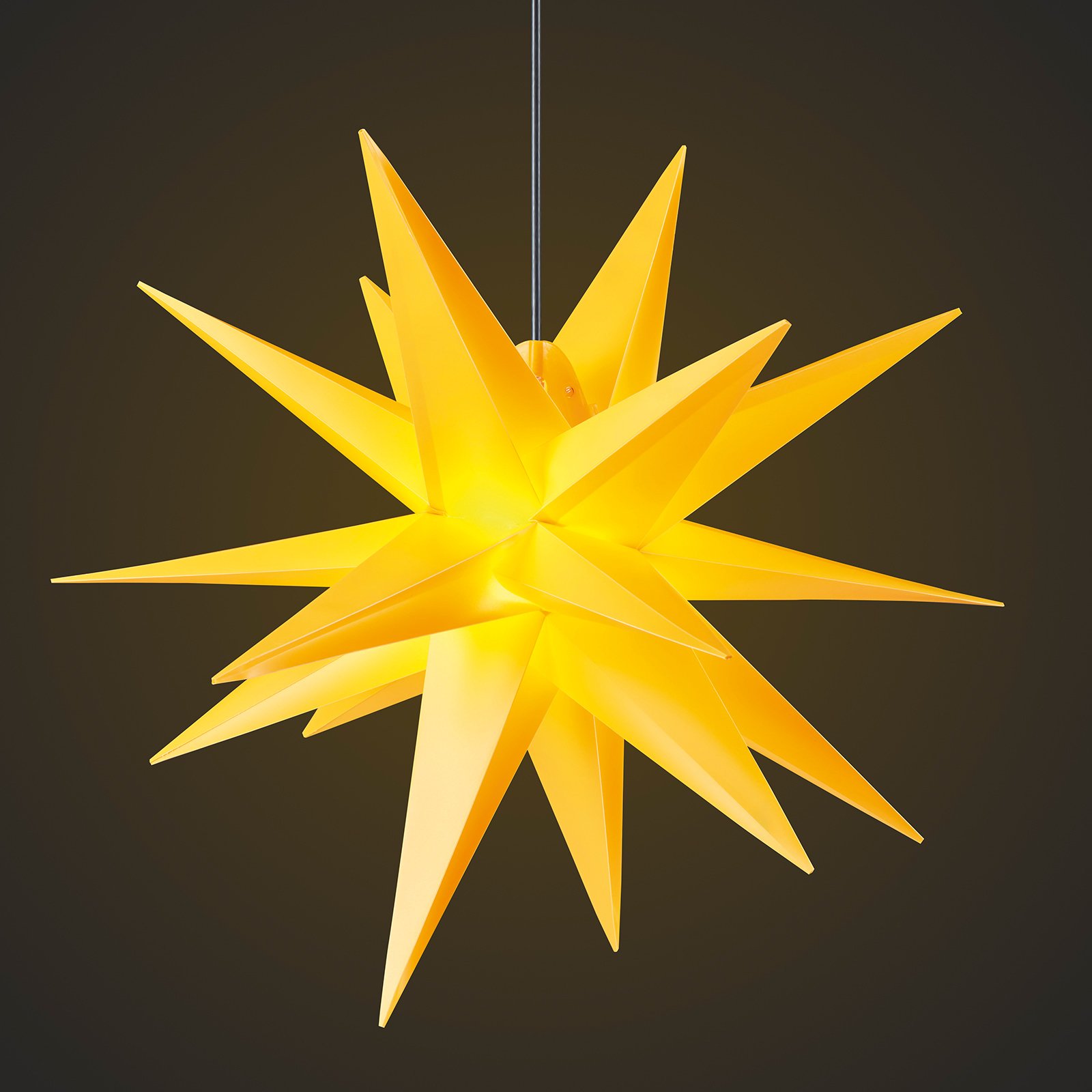 Geltonos spalvos žvaigždė Ganeša su 18 taškų, skirta naudoti lauke