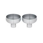 Koyoi Coupe Sticlă Set of 2 Matt Stainless Steel