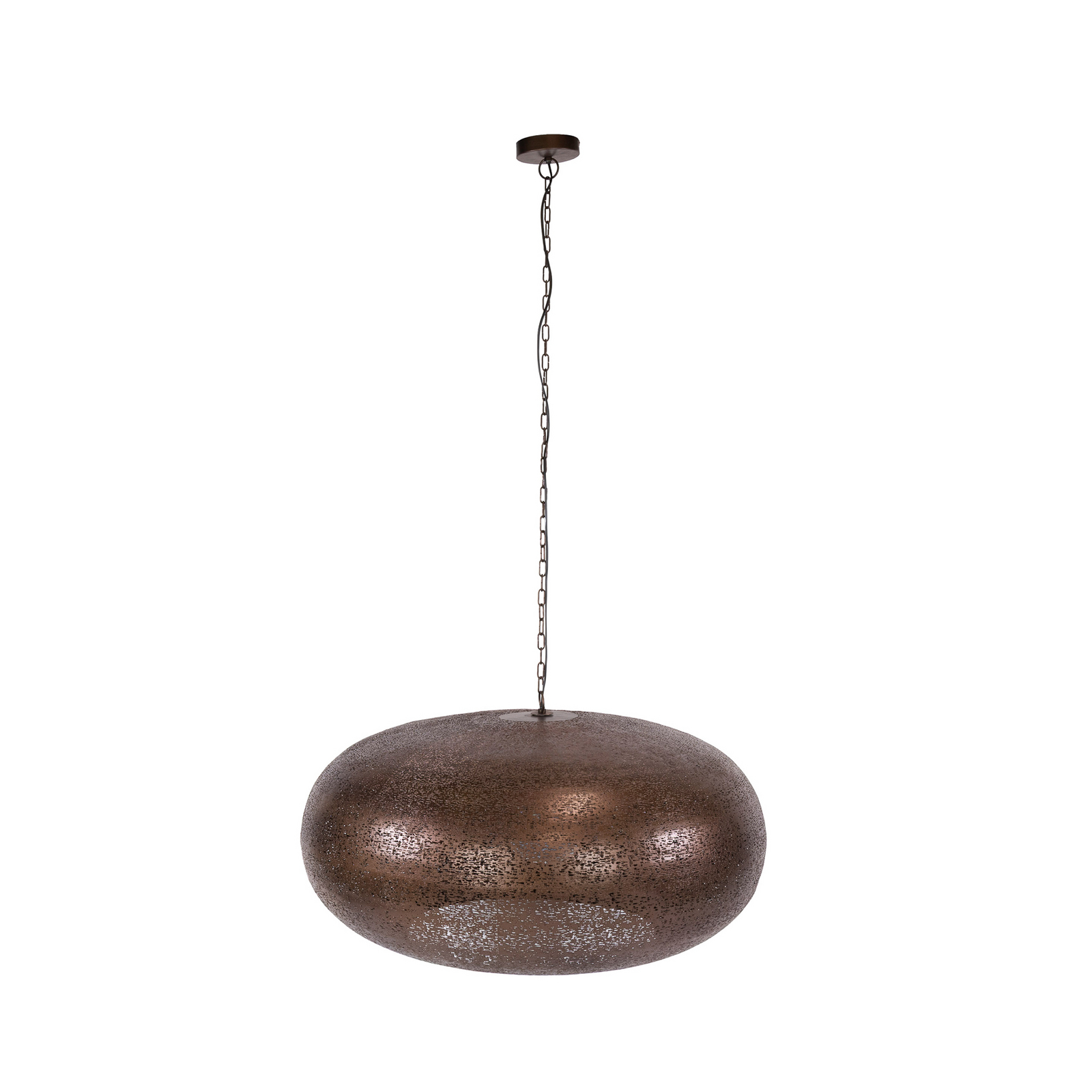 Pendelleuchte Cielo, Ø 90 cm, kupfer, Metall, E27, 1-flammig Pendelleuchte Cielo, Ø 90 cm, kupfer, Metall, E27, 1-flammig