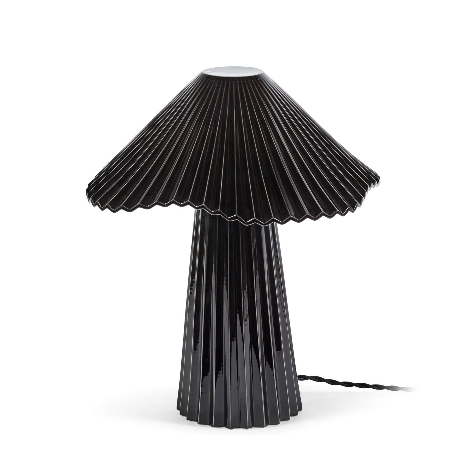 S BLACK/WHITE UALA bordlampe, porcelæn, højde 34 cm, E14 – Serax