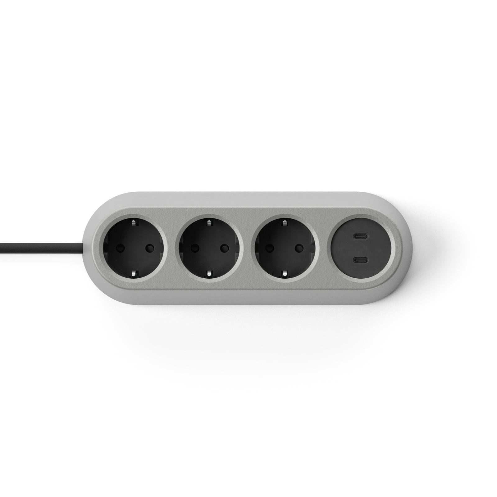 Prise NOMAD BLOCK en aluminium 3 x type F + USB - Forming Function Prise NOMAD BLOCK en aluminium 3 x type F + USB - Forming Function