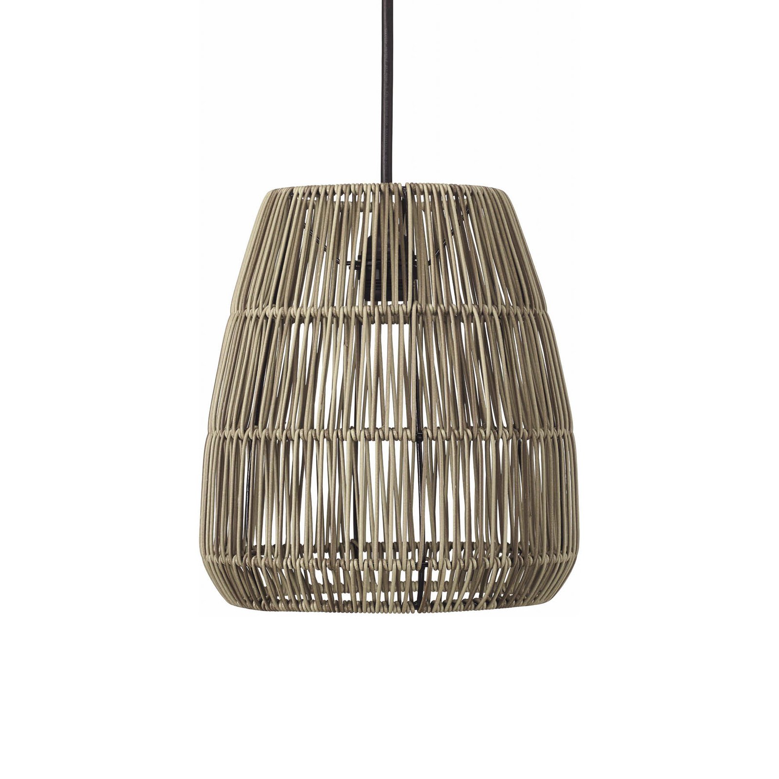 PR Home buiten hanglamp Saigon, grijs, Ø 28 cm, snoer 2,5m