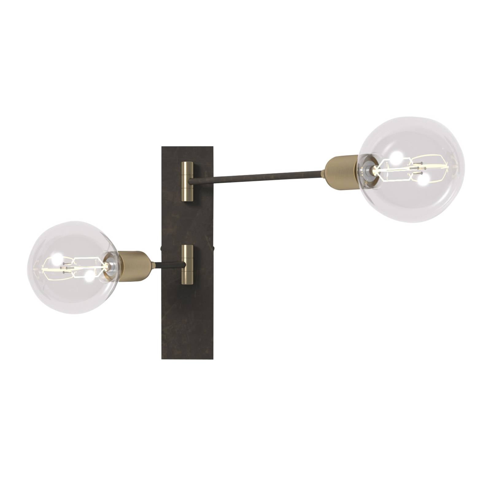 Designvägglampa Agò, justerbar, 2 lampor