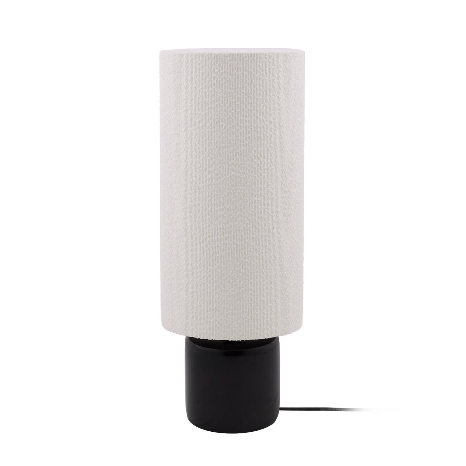 Lampe de table Florian blanche/noire Hauteur 80 cm - Globen Lighting