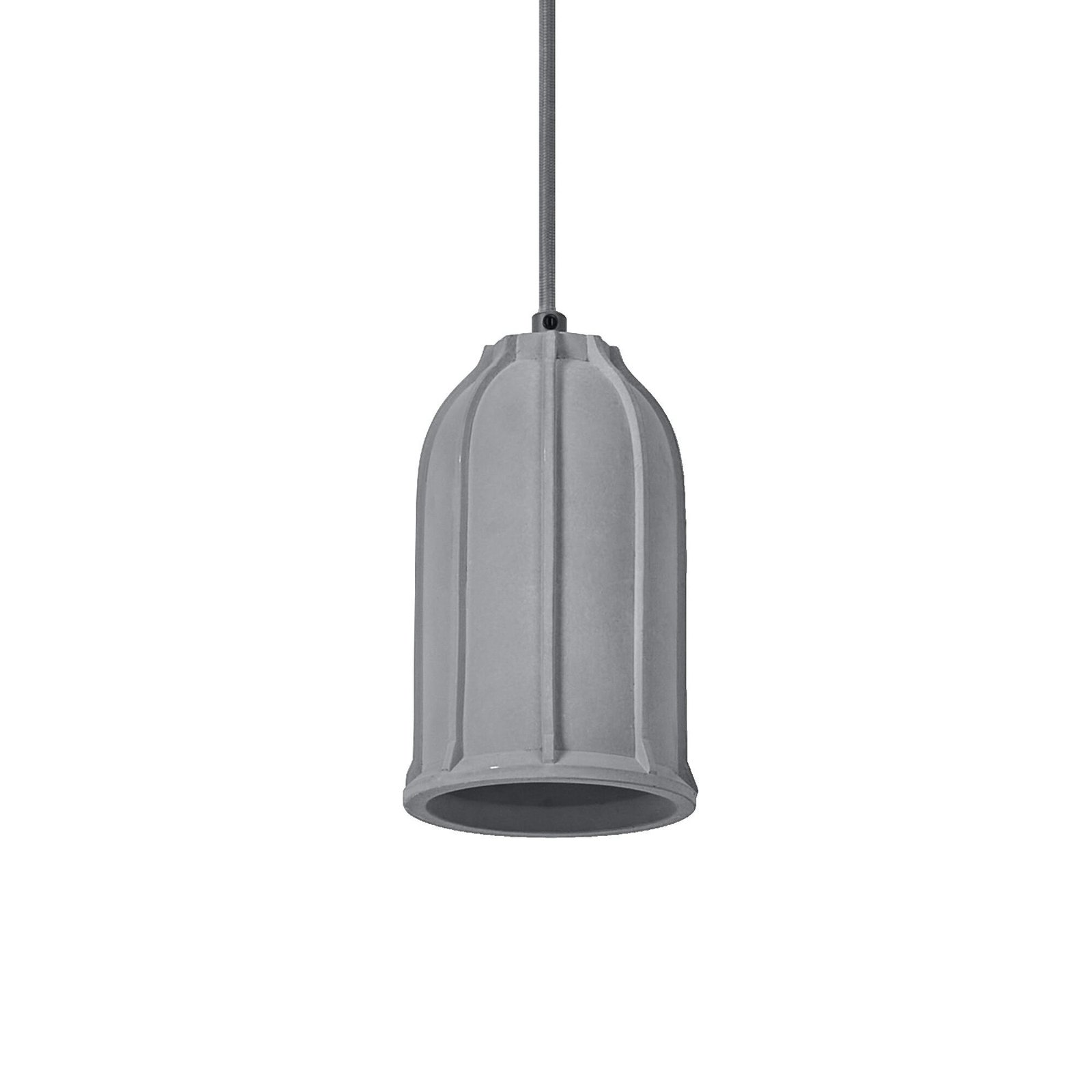 LEDVANCE Concrete Sim pendant light, concrete, dark grey