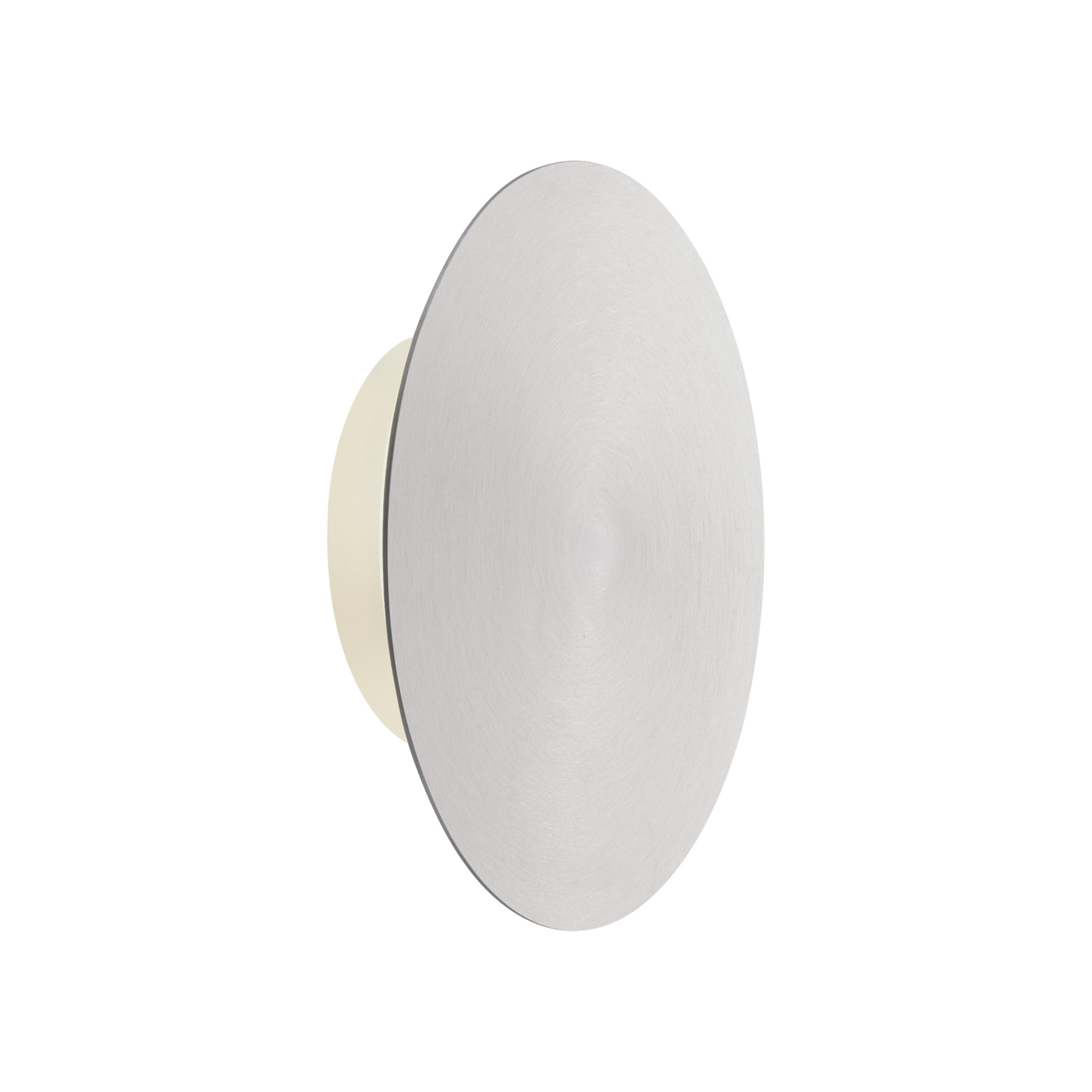 LED-Wandleuchte Akku Puntua Ø 18 cm aluminium