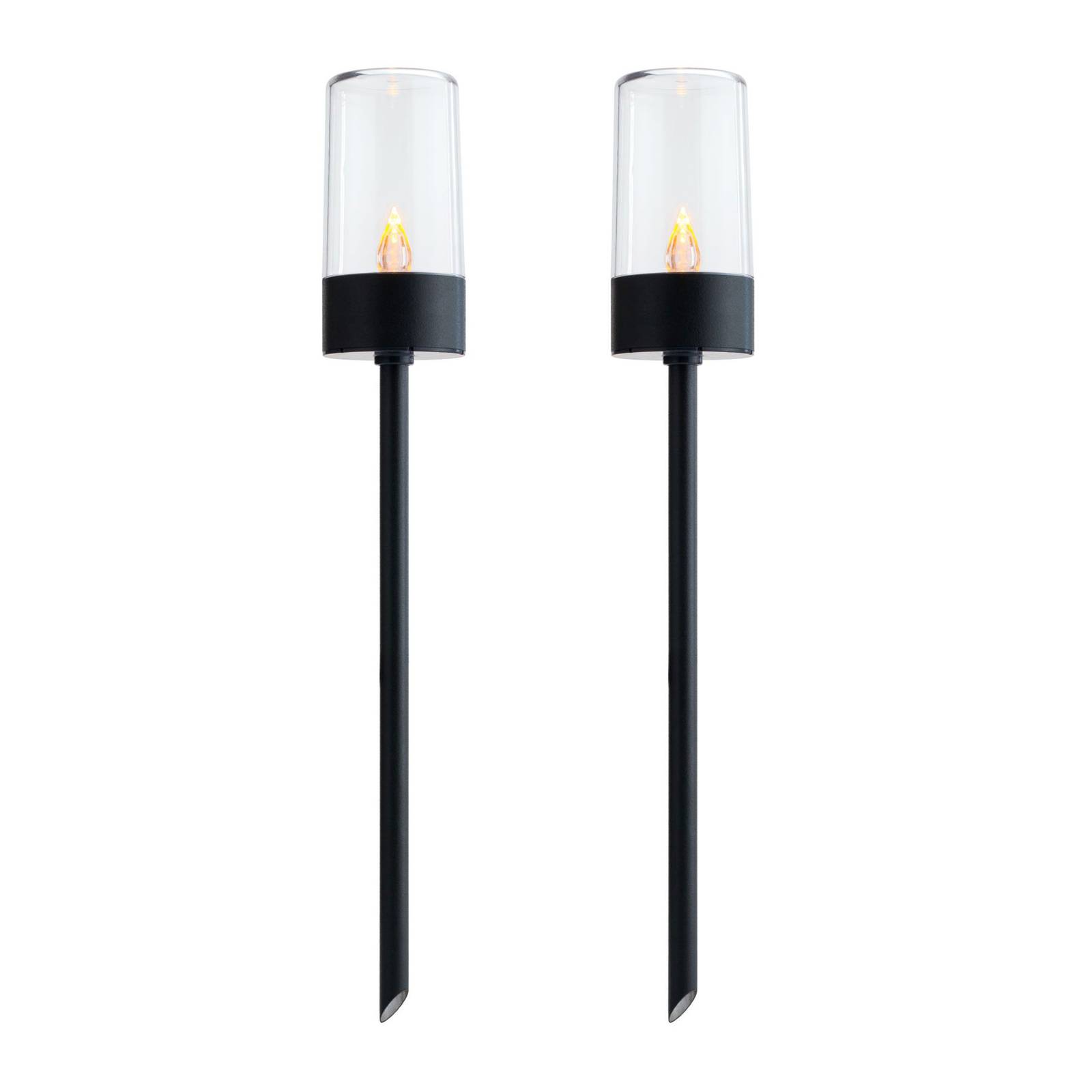 Pauleen Sunshine Happiness solar ground spike 2x, plastic, metal, 0.01 W, H: 39 cm
