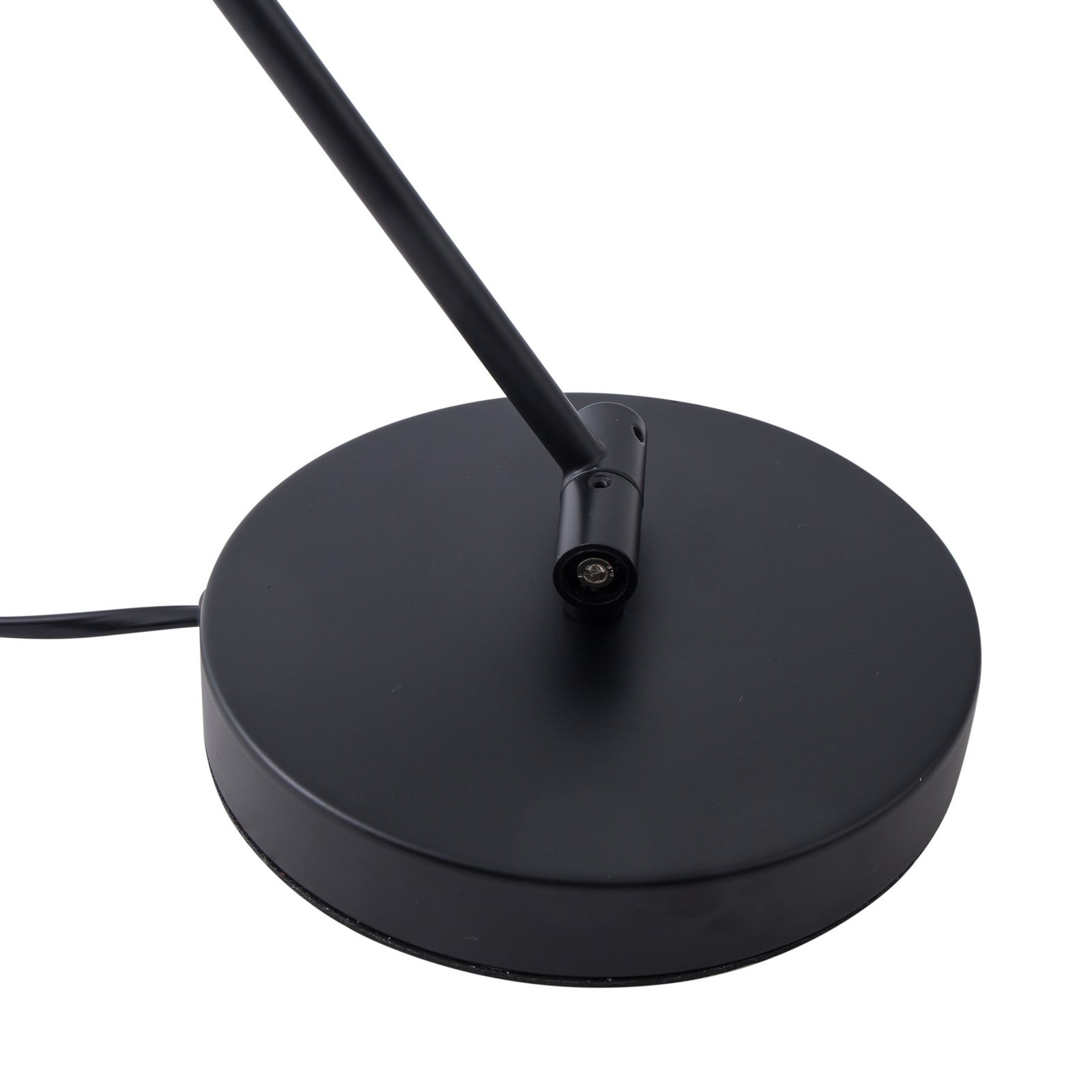 Lampada da tavolo Lindby Jyla, 36 cm, nero opaco, GX53, flessibile