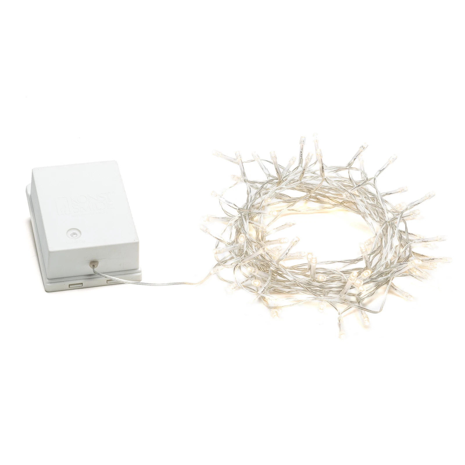 Ghirlandă lungă LED cu senzor lumină IP44 exterior