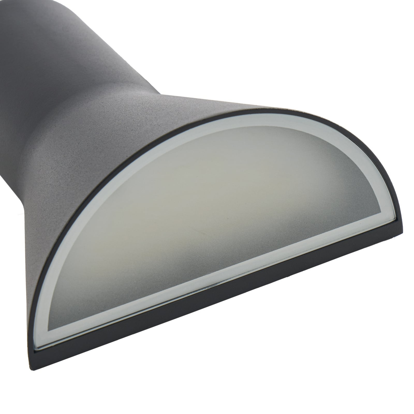 Zephy LED-ulkoseinälamppu, ylös/alas, musta, CCT - Lucande