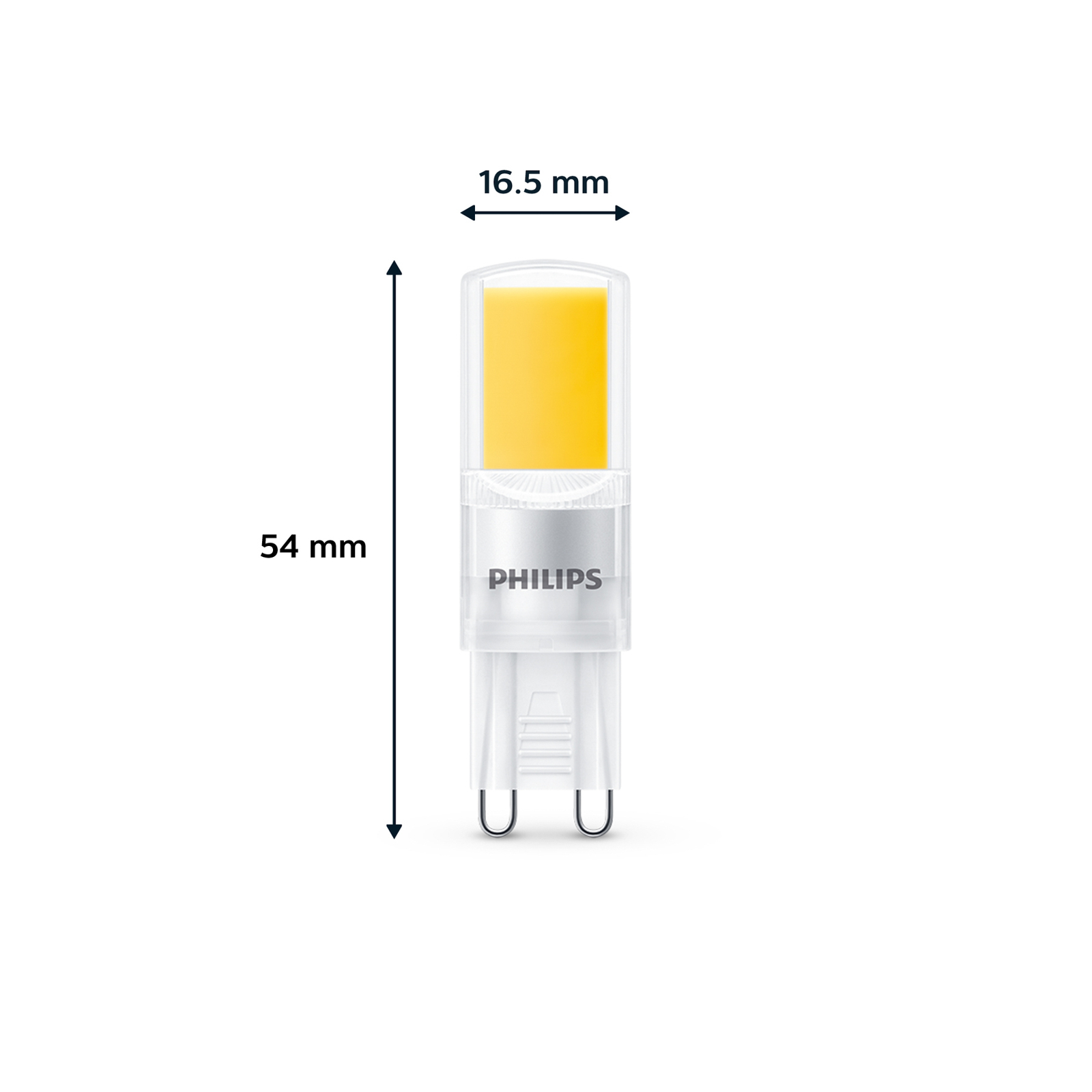 Philips LED-Lampe G9 3,2W 400lm 2.700K klar 6er