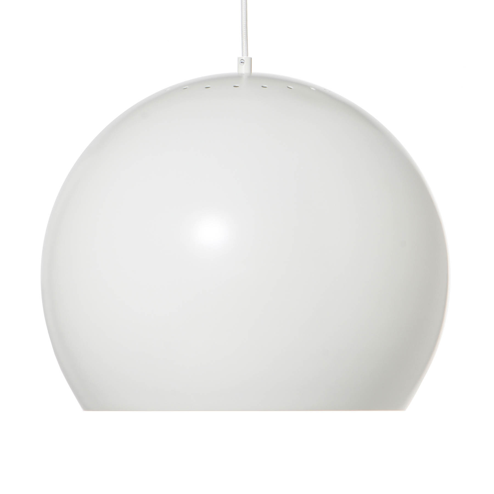 FRANDSEN Ball závesná lampa, Ø 40 cm, biela