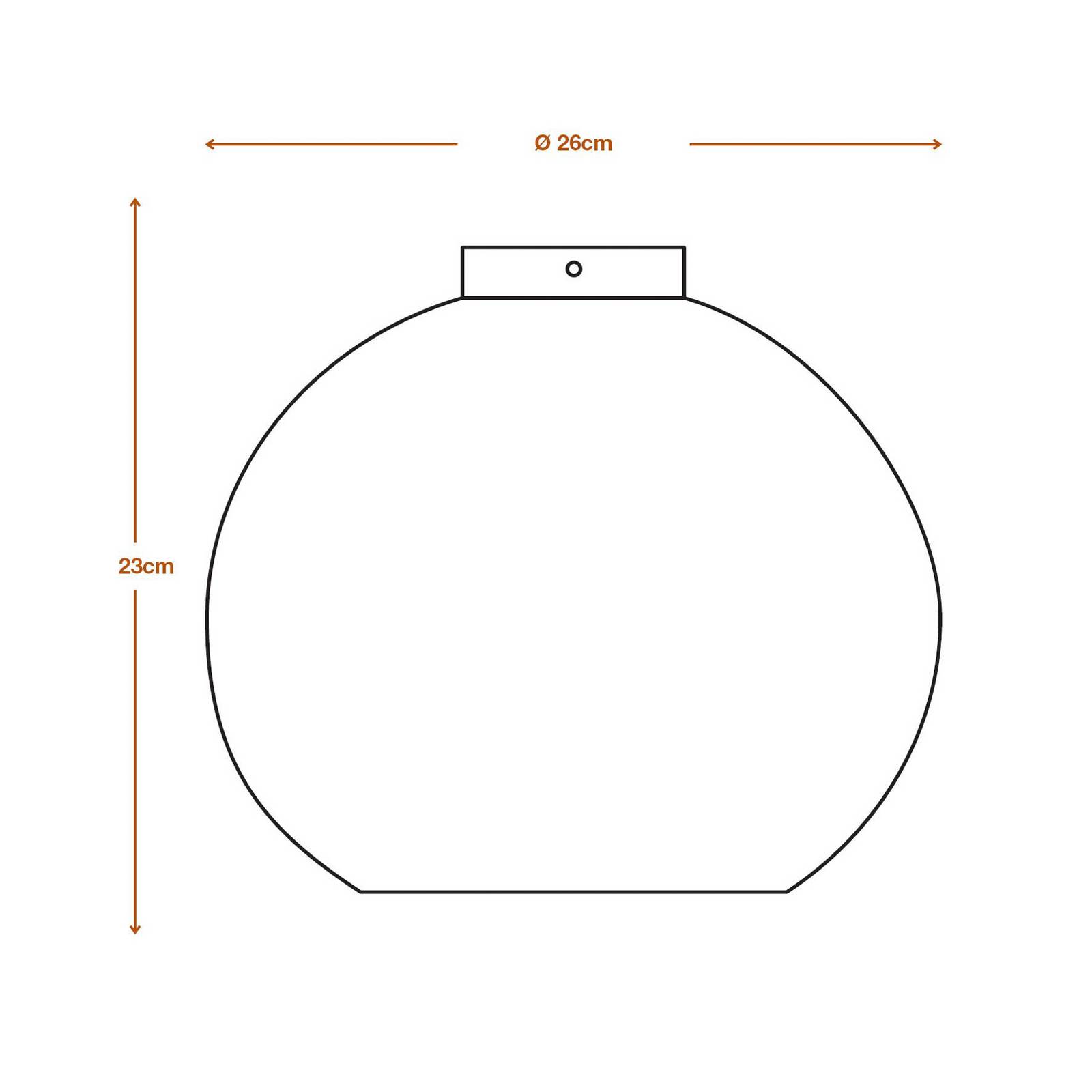 Lampa sufitowa OSRAM BALL, brązowa, Ø 26 cm, tektura falista, E27