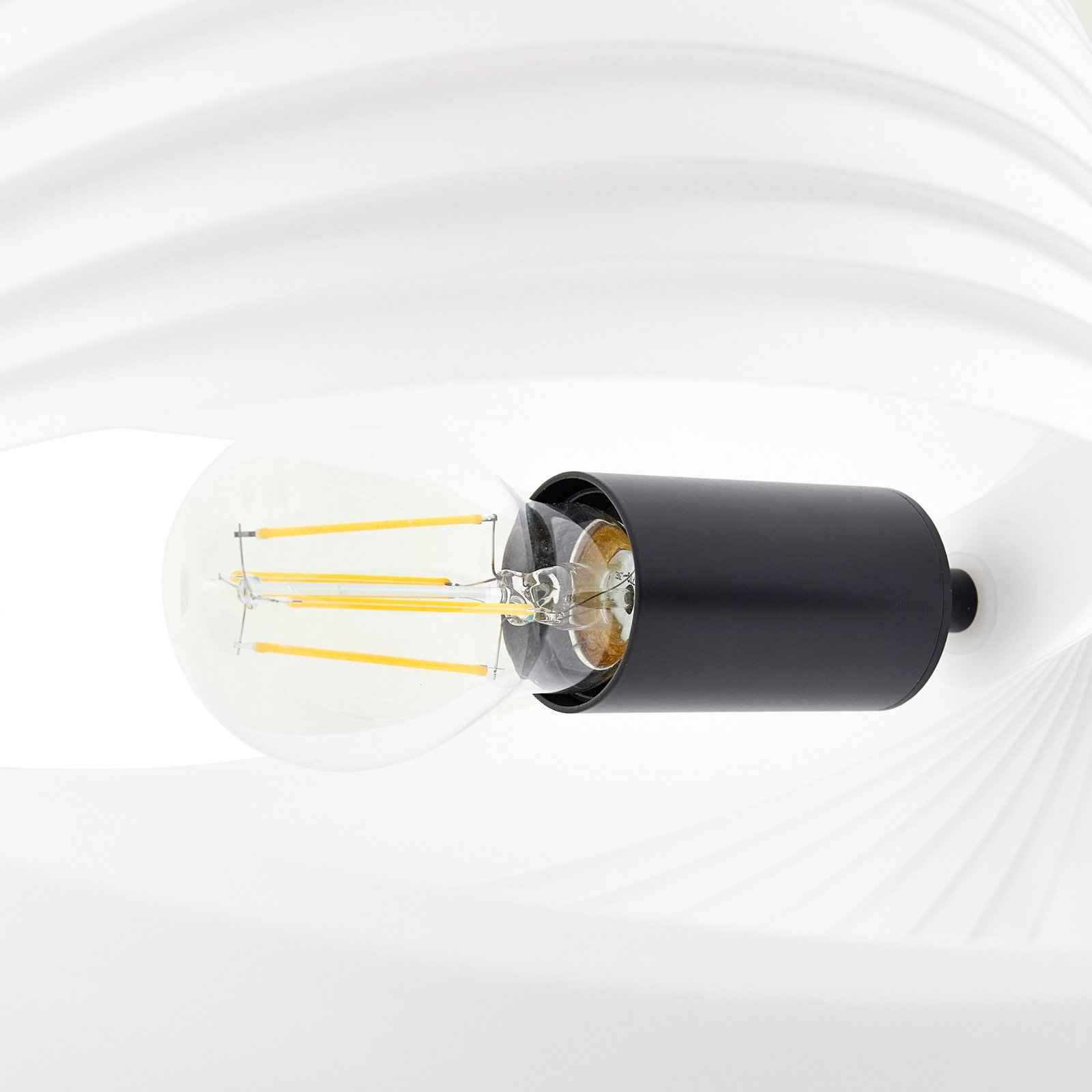 Helva Podna Lampa Crna/Bijela - Lucande