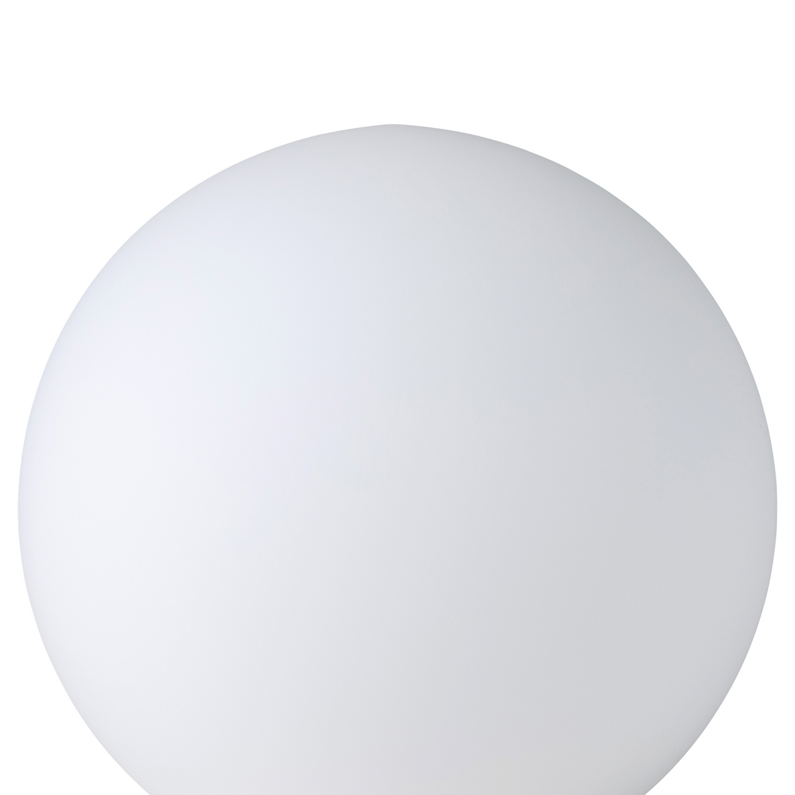 Namizna svetilka Rondo, Ø 20 cm, bela