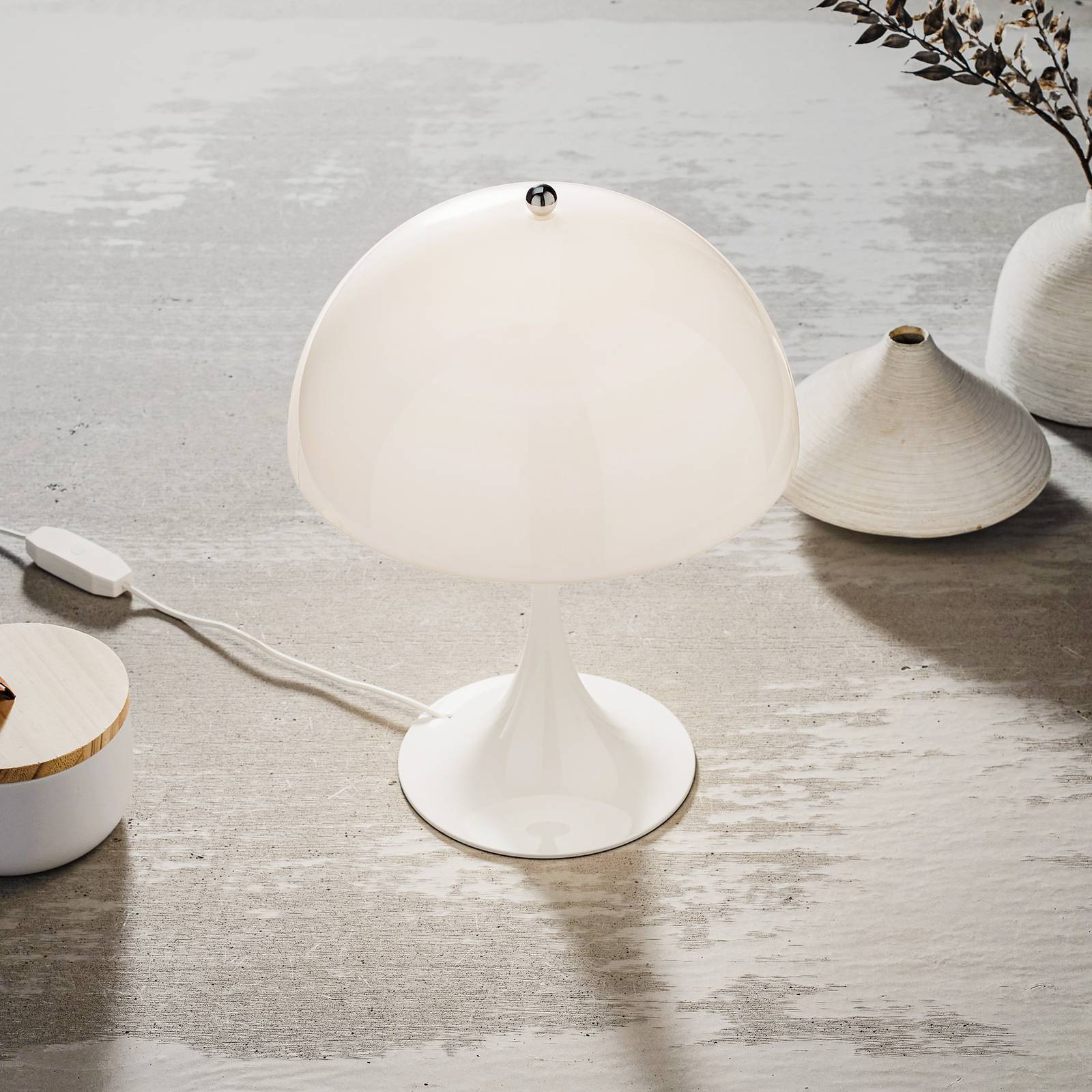 E-shop Louis Poulsen Panthella Mini stolná lampa, opálová
