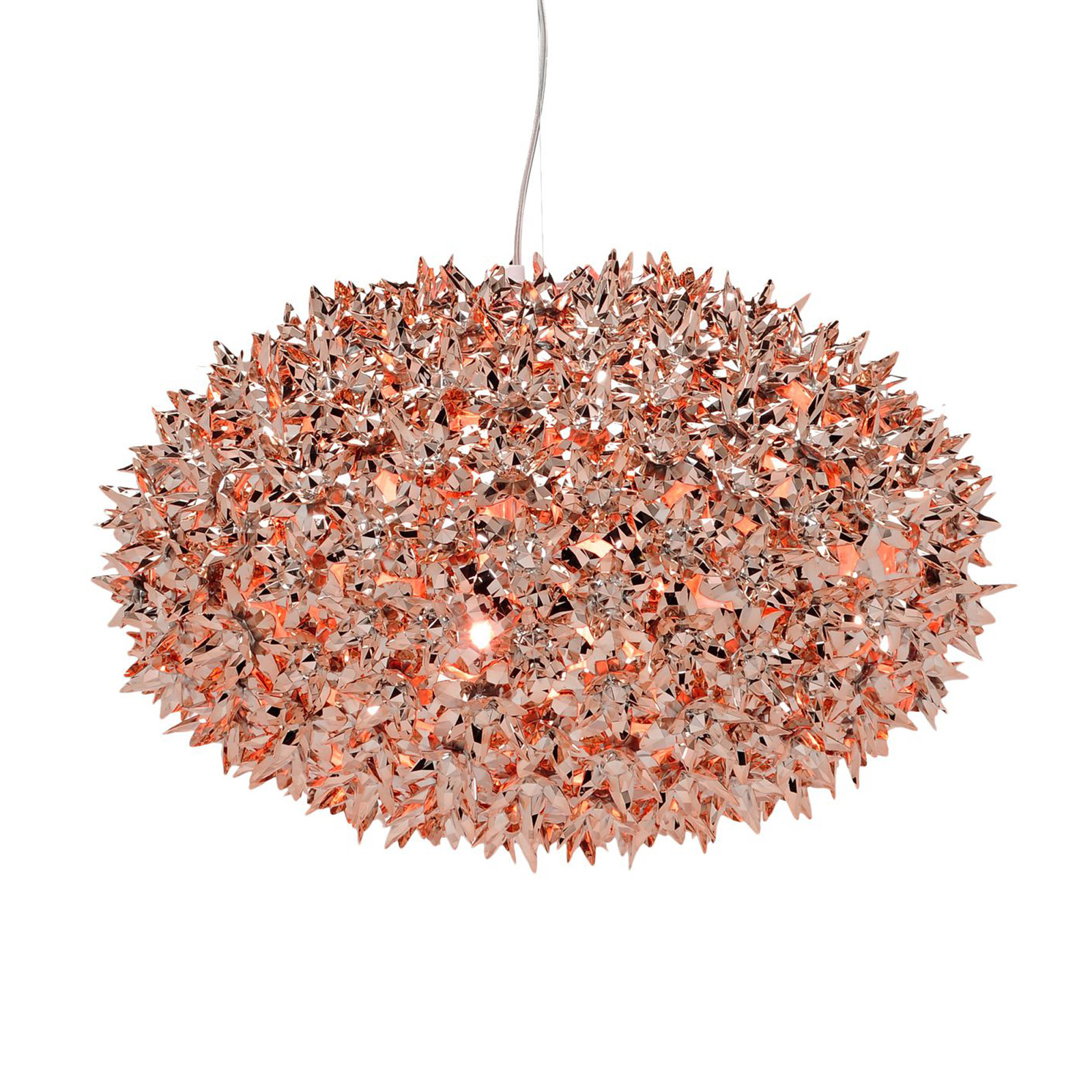 Kartell Bloom S1 G9 LED-hængelampe, kobber