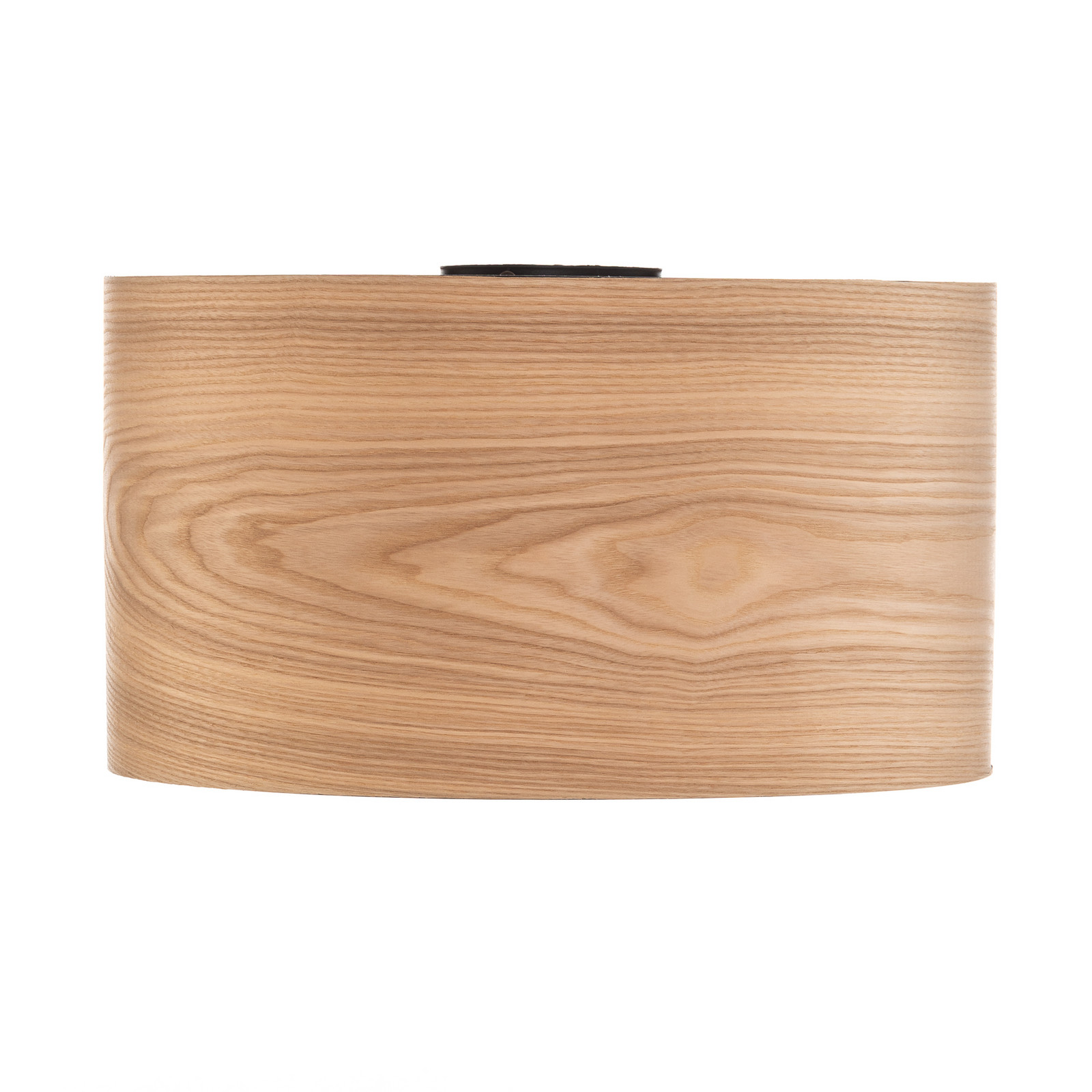 Envostar Plafonieră din furnir heartwood frasin Ø40cm - Camera de zi / sufragerie - lemn de inima frasinului negru
