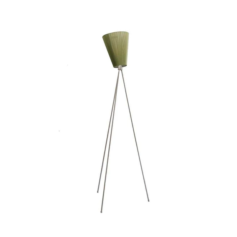 Northern - Oslo Wood Floor Lamp Steel/Olive