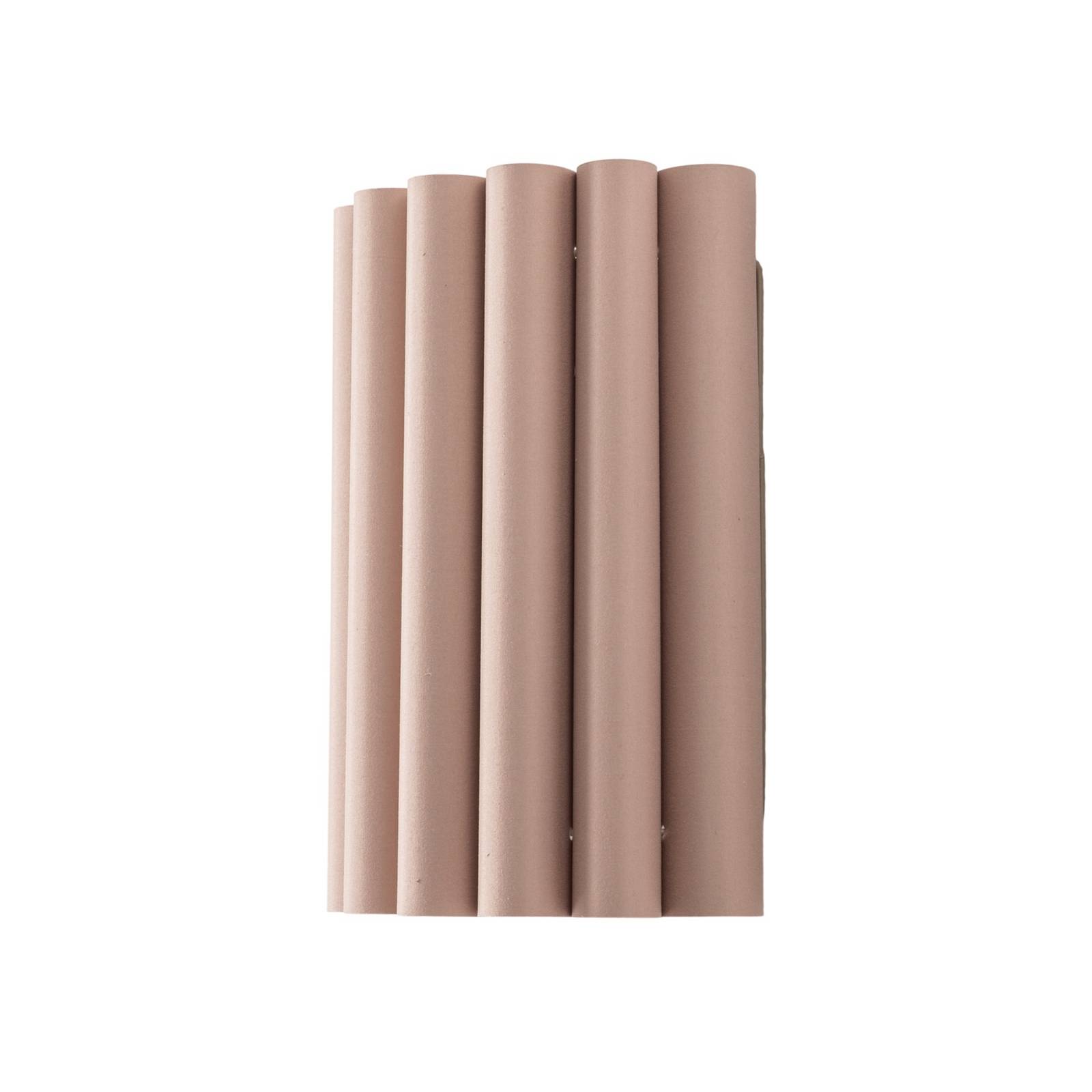 Wandleuchte Aria, cappucino, Microfaser, E27