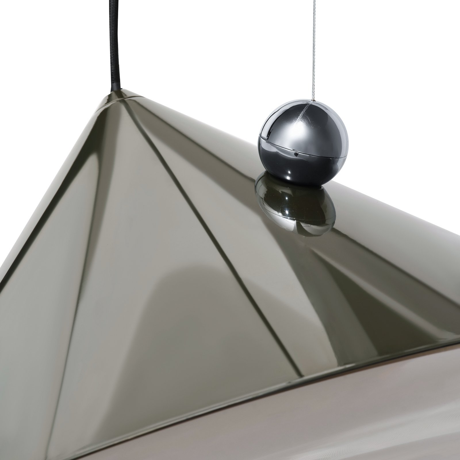 Pose LED-hængelampe, grøn Ø 43 cm stål dæmpbar - Tom Dixon Pose LED-hængelampe, grøn Ø 43 cm stål dæmpbar - Tom Dixon