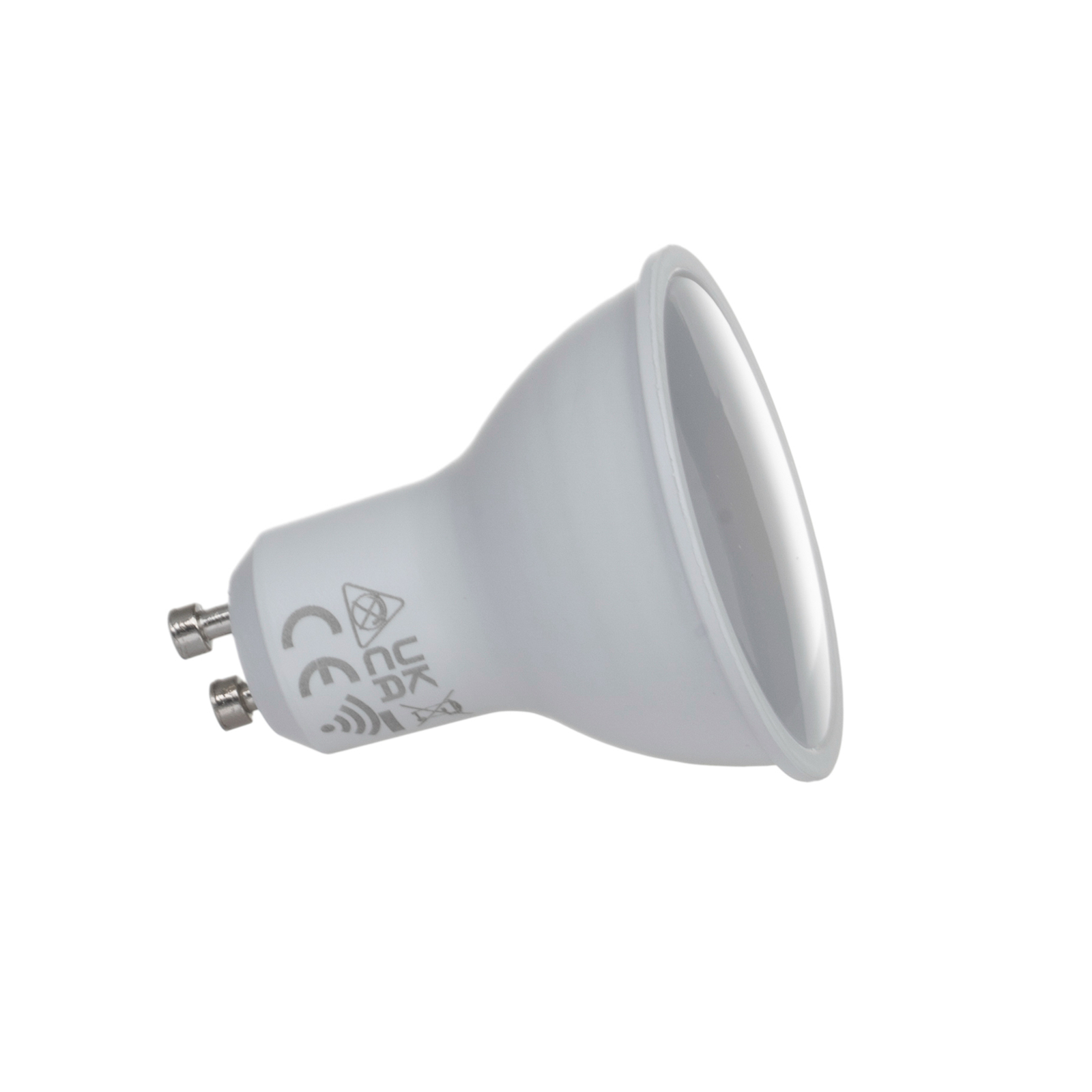 Smart LED-GU10-Reflektor Plastik 7W WLAN opal 827