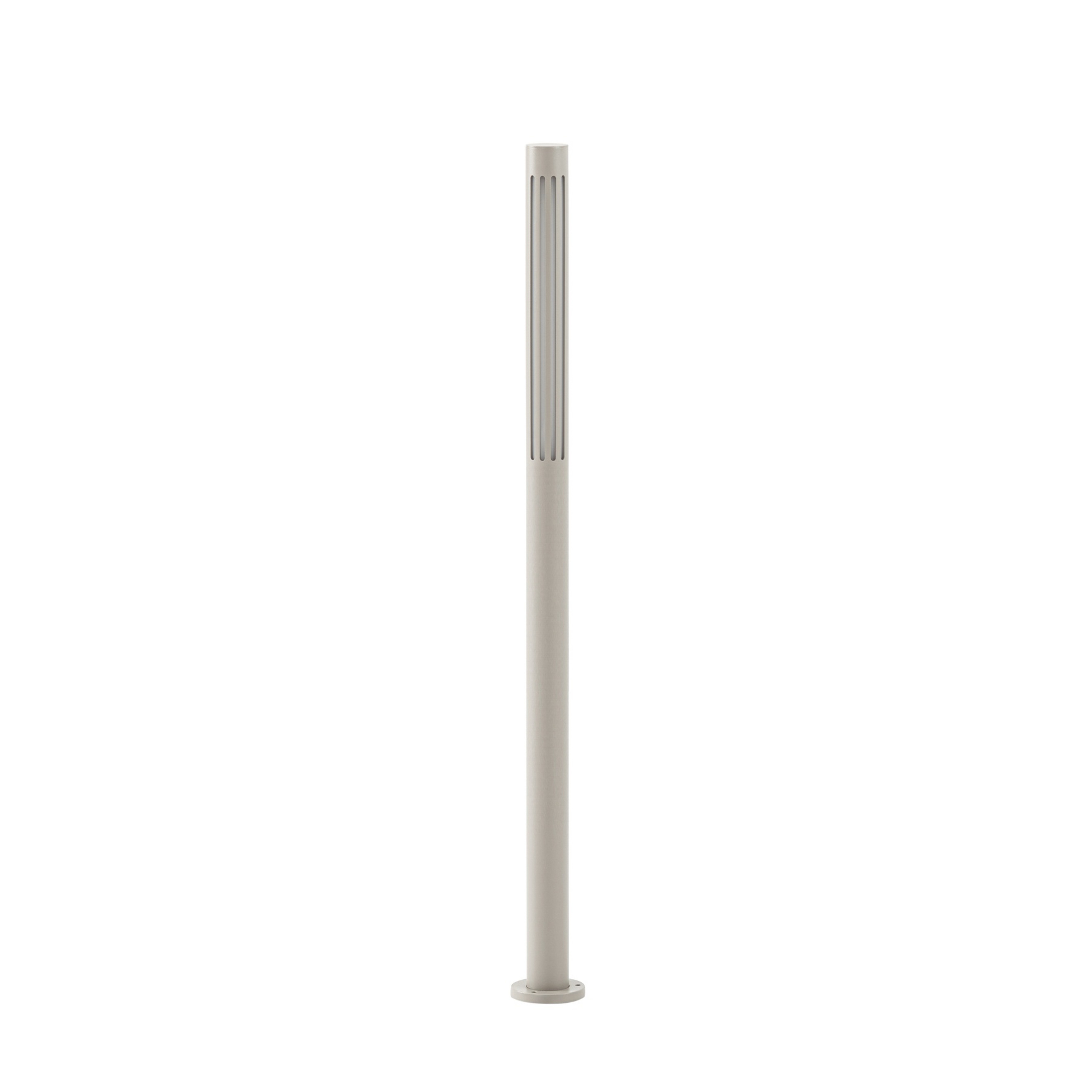 Candeeiro de caminho LED Fjorya, cinza pedra, altura 90 cm, IP65 - Lindby