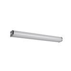 LED sienas lampa „Giacomo“, platums 60 cm, hromēta, metāla, IP44