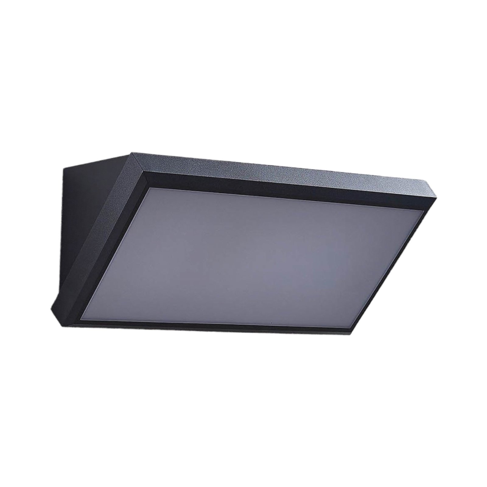 Abby Outdoor Wall Lamp w/Sensor Dark Grey/White - Lindby