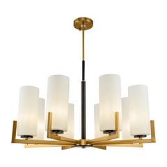 Maytoni Fortano lampadario 8 luci paralumi vetro