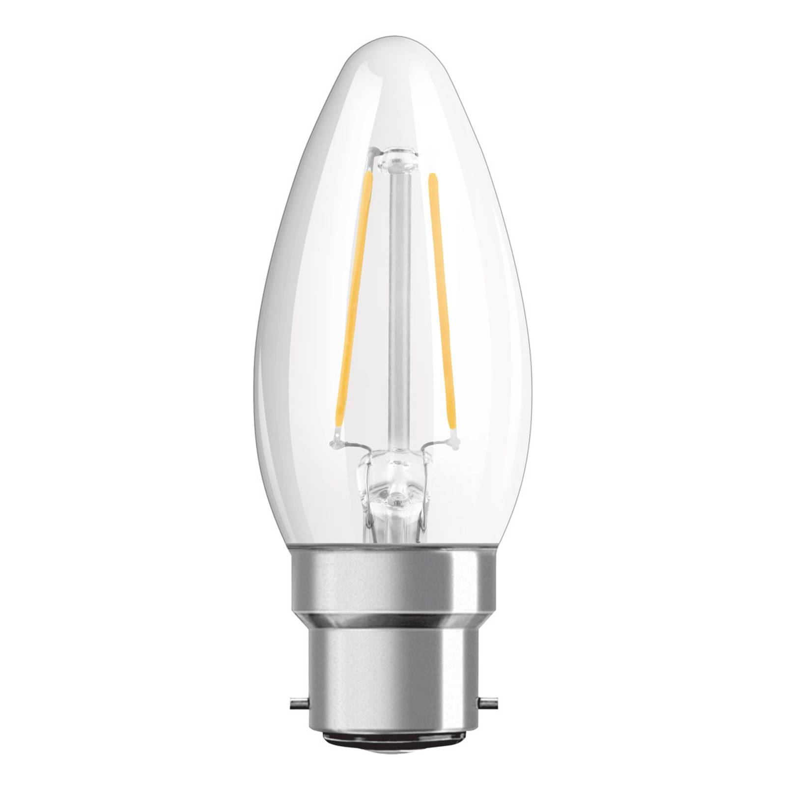 Image of OSRAM bougie LED B22d Classic B fil 2,5 W claire 4058075451636