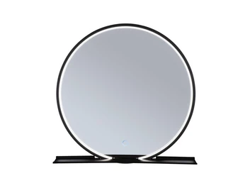 Miro LED Illuminated Spiegel TW IP44 Amb. Mirror/Matt Schwarz - Paulmann