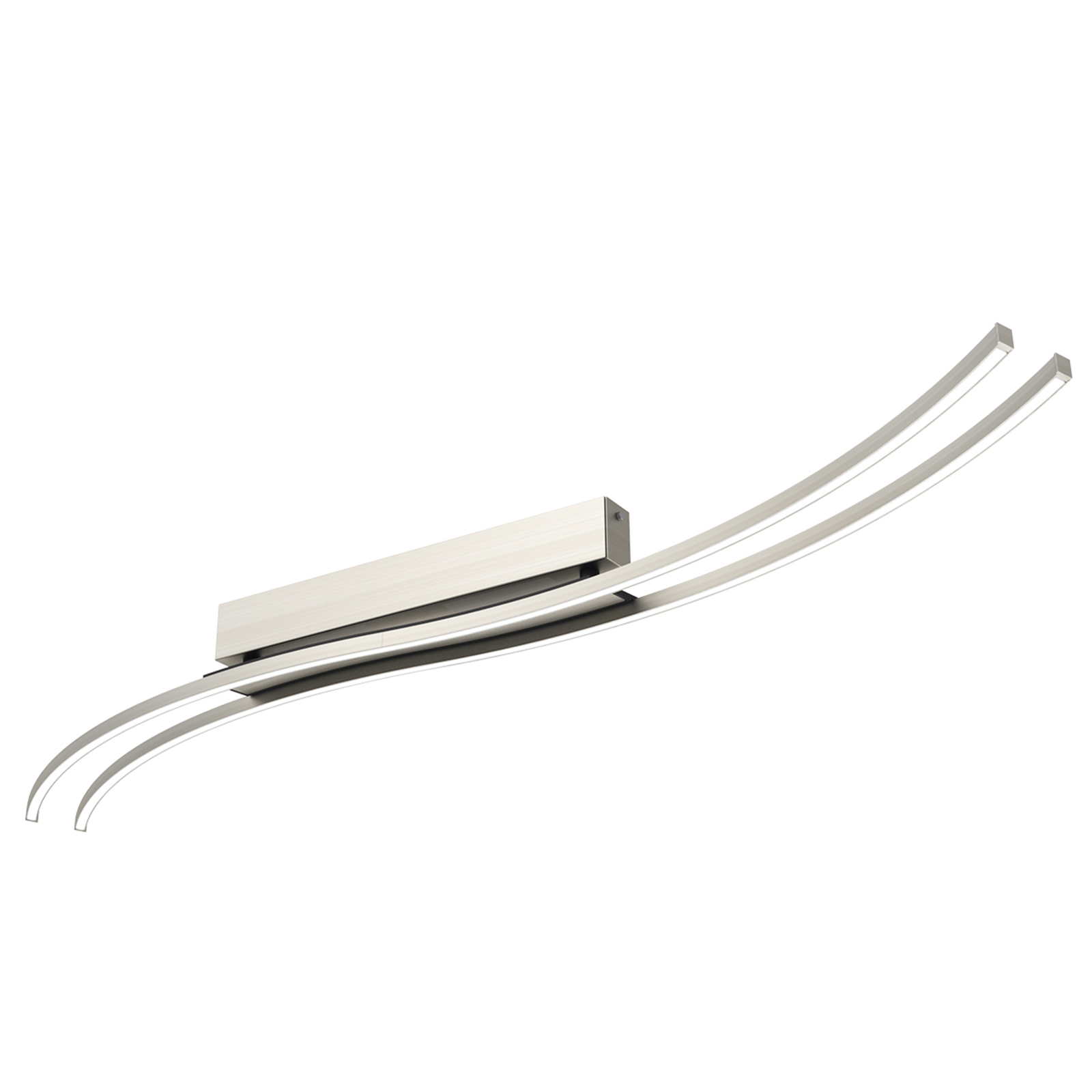 Evotec Two profiles - Swing LED ceiling light, for Living / Dining Room, aluminium, plastic, 42 W, energy efficiency: A+, L: 145 cm, H: 10 cm