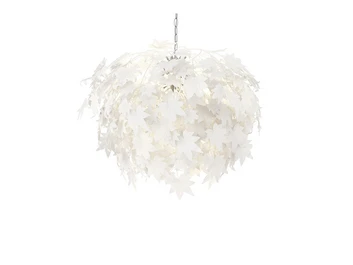 Maple Pendel Ø70 White/Chrome - Lindby