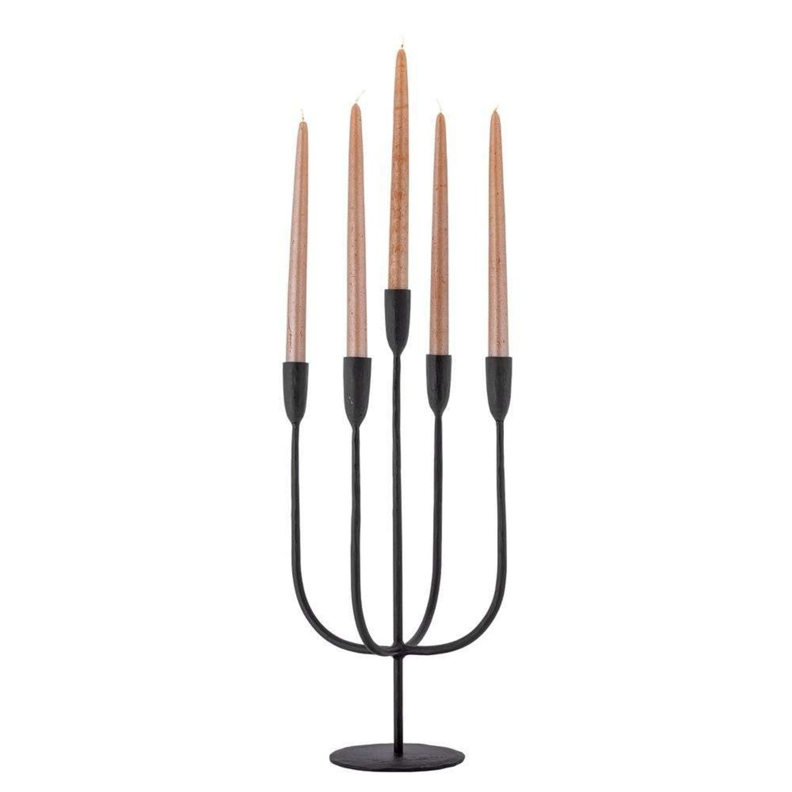 Izma Candle Holder Black  - Bloomingville