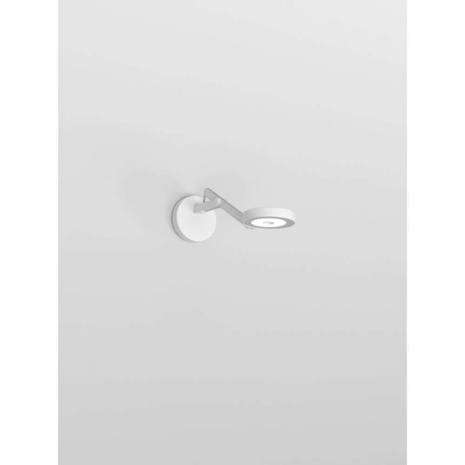 - String W0 Vegglampe w/Hull DTW Matt Hvit/Sølv