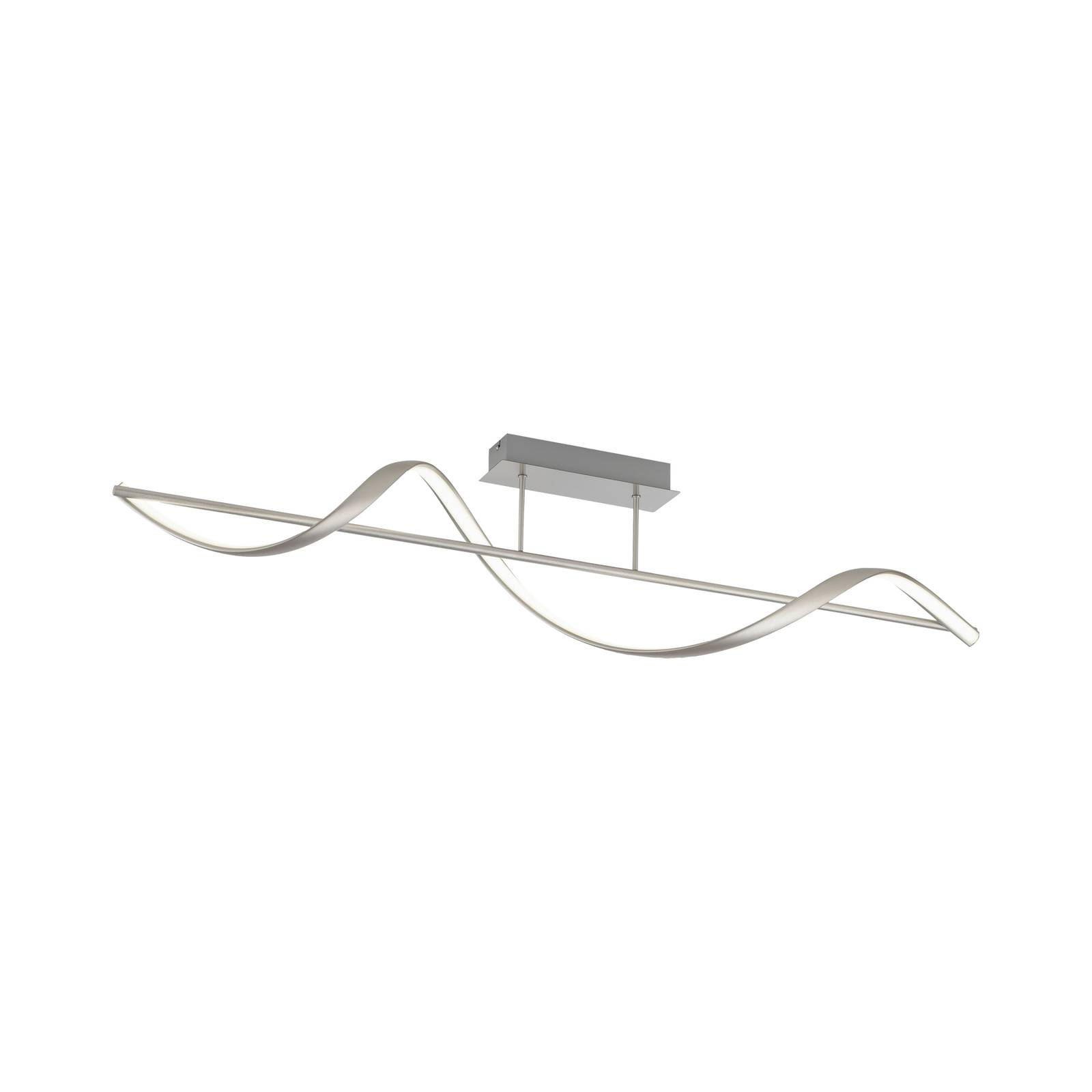 Q-smart - led Deckenleuchte Q-Swing in Silber 24W 3100lm - Silber