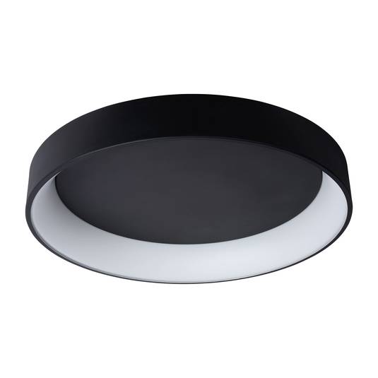 Talowe LED ceiling light, black, Ø 80 cm Lights.co.uk