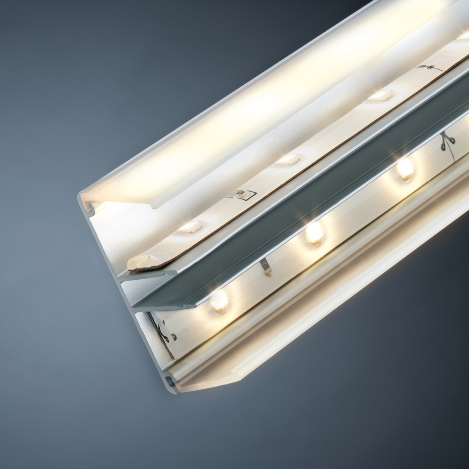 Paulmann Duo Profil Diffusor für LED-Stripes, 2m