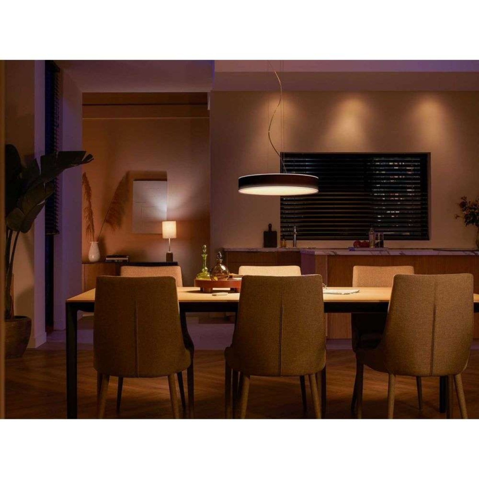 Hue Enrave Függőlámpa White Amb. Black - Philips Hue