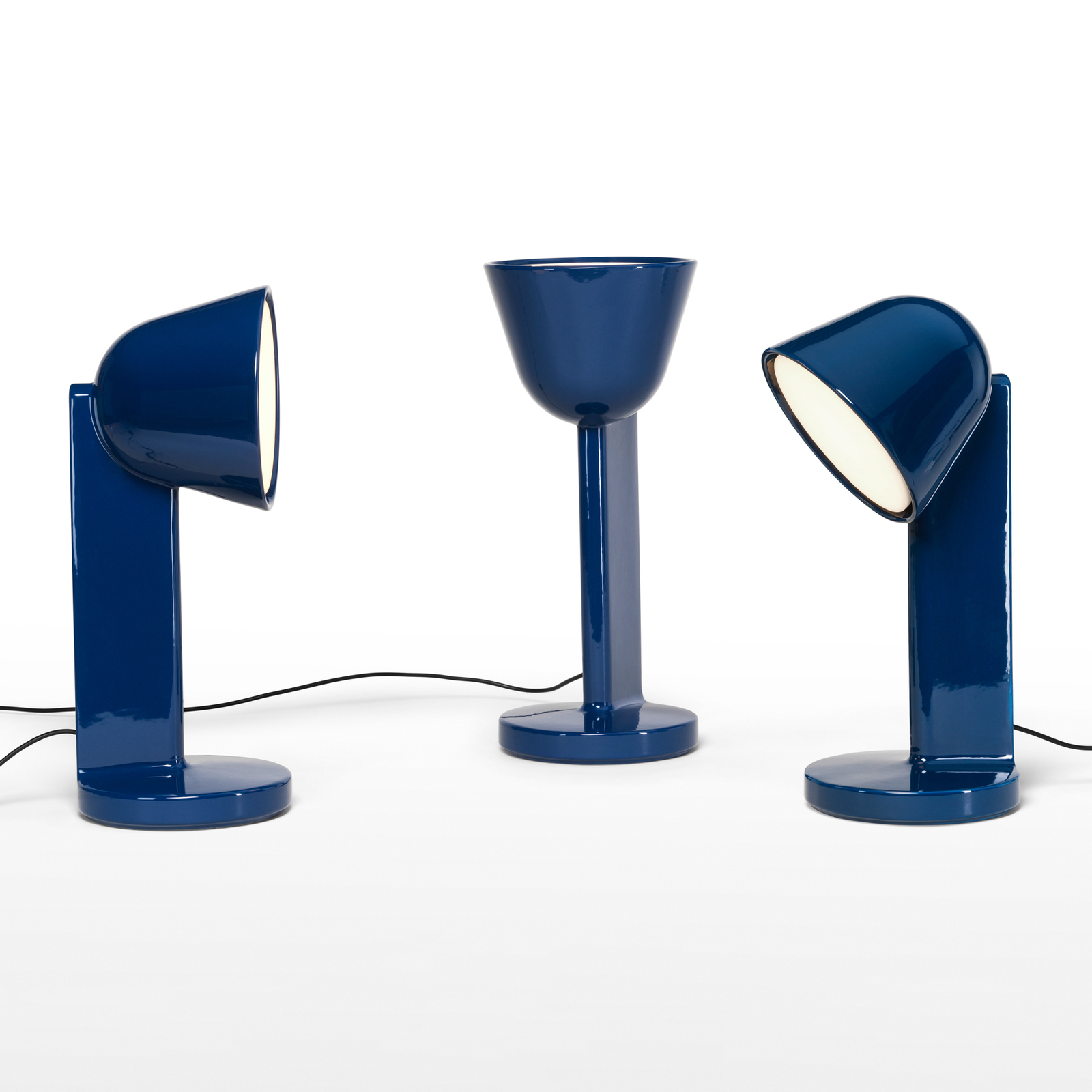 FLOS Céramique Down asztali lámpa, kék