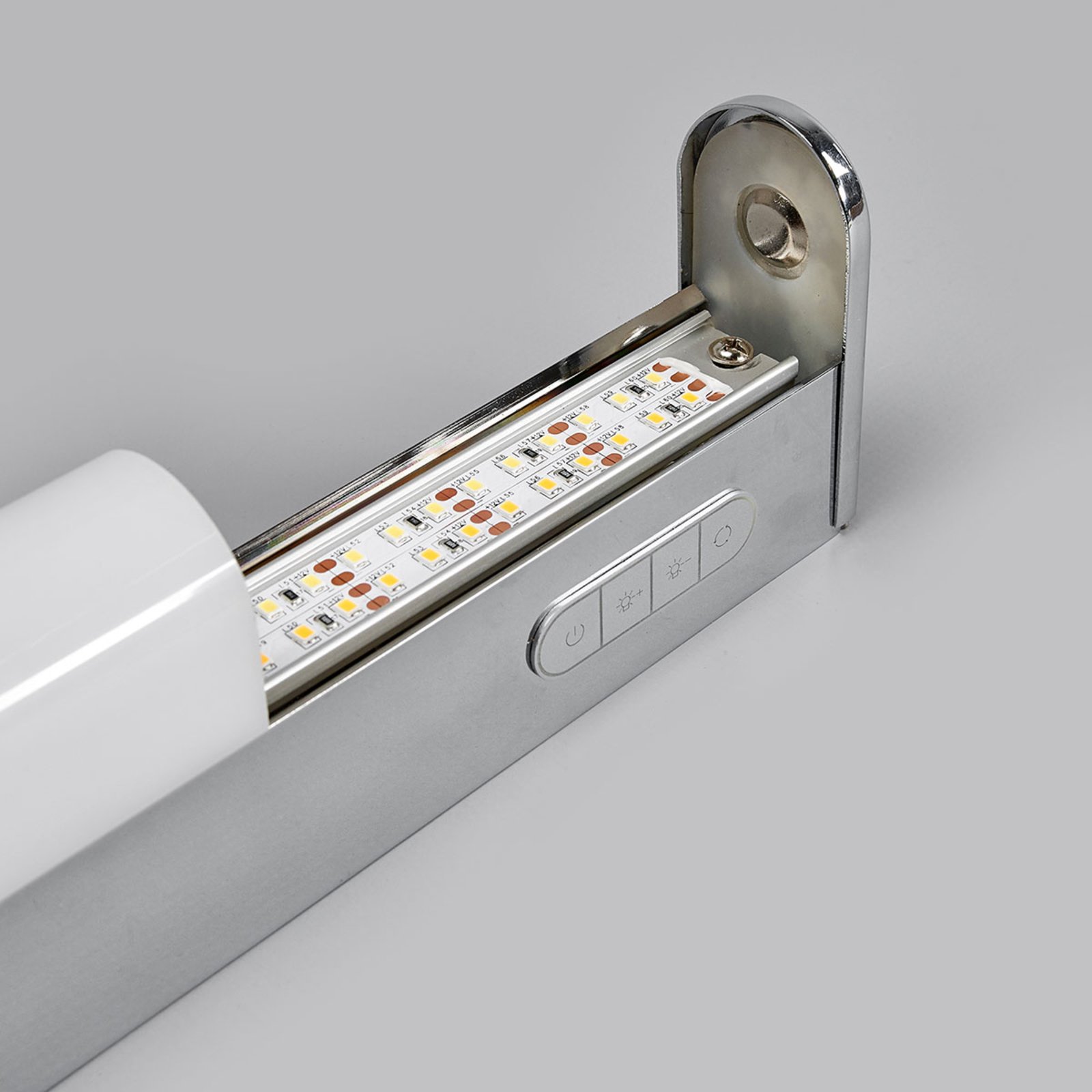 Jesko LED Nástěnné Svítidlo 3000-6500K L33 Chrome - Lindby
