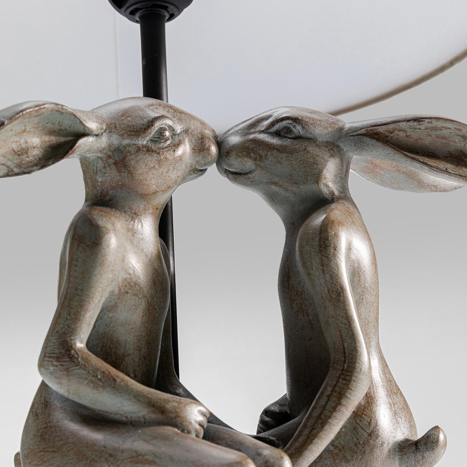 Lampa stołowa Kare Animal Bunny Love, brązowa, wysokość 53 cm